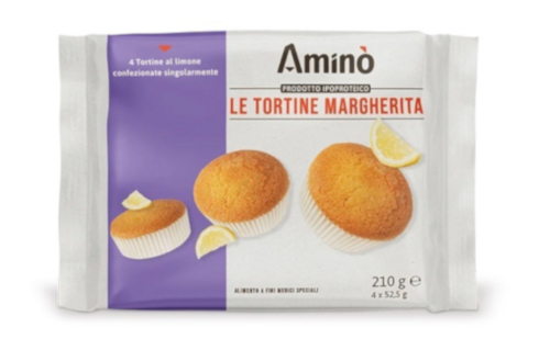 AMINO' LE TORTINE MARGHERITA 4 PEZZI DA 52,5 G - maxifarmacia.it