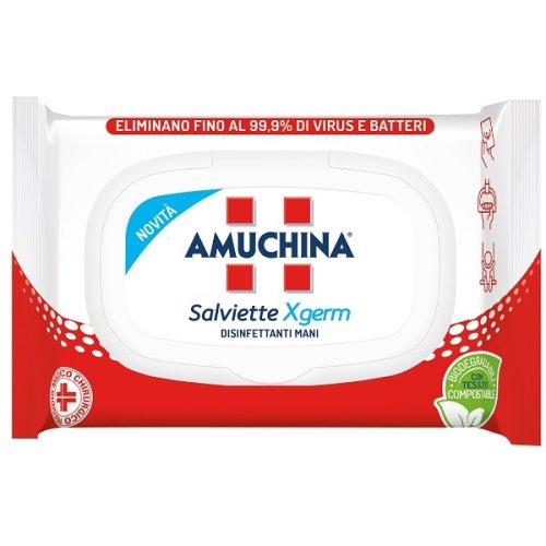 AMUCHINA XGERM 20 SALVIETTINE MANI - maxifarmacia.it
