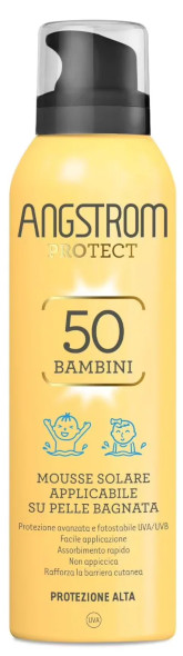 ANGSTROM KIDS MOUSSE SOLARE SPF50 da 150ml - maxifarmacia.it