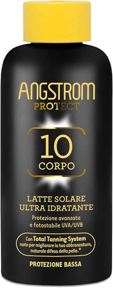 ANGSTROM LATTE SOLARE ULTRA IDRATANTE SPF10 da 200ml - maxifarmacia.it