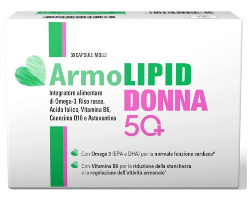 ARMOLIPID DONNA 50+ 30 CAPSULE MOLLI - maxifarmacia.it