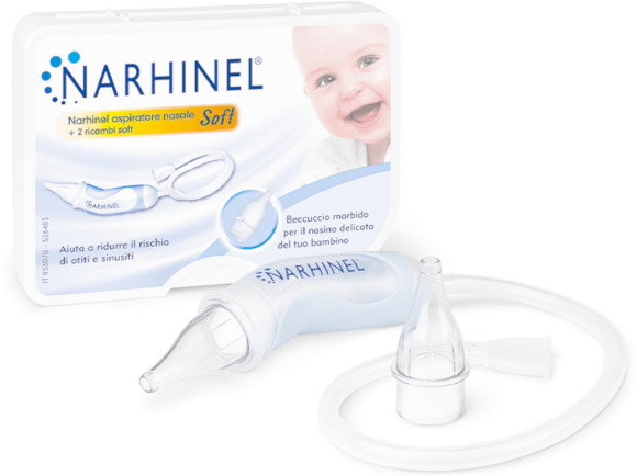 NARHINEL ASPIRATORE NASALE SOFT  + 2 RICAMBI - maxifarmacia.it