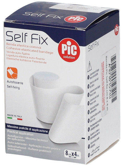 PIC SELF FIX BENDA ELASTICA AUTOADESIVA 8 CM X 4 M - maxifarmacia.it