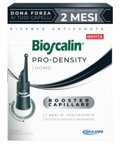 BIOSCALIN PRO DENSITY UOMO BOOSTER CAPILLARE 16 FIALE - maxifarmacia.it