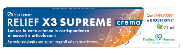 BIOSTERINE RELIEF X3 SUPREME CREMA 75 ML - maxifarmacia.it