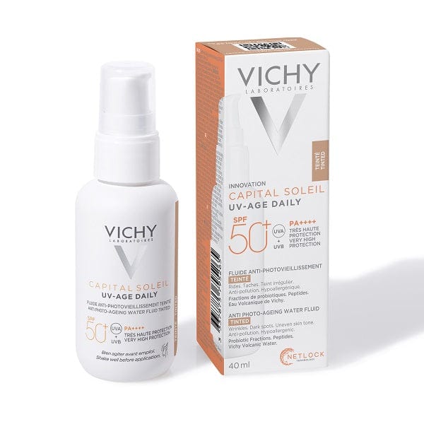 VICHY CAPITAL SOLEIL UV-AGE FLUIDO COLORATO SPF50+ 40ml - maxifarmacia.it