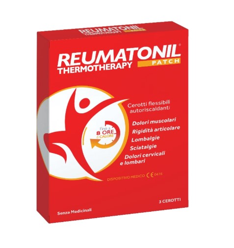 CEROTTO FLESSIBILE AUTORISCALDANTE REUMATONIL THERMOTHERAPY PATCH 3 PEZZI - maxifarmacia.it
