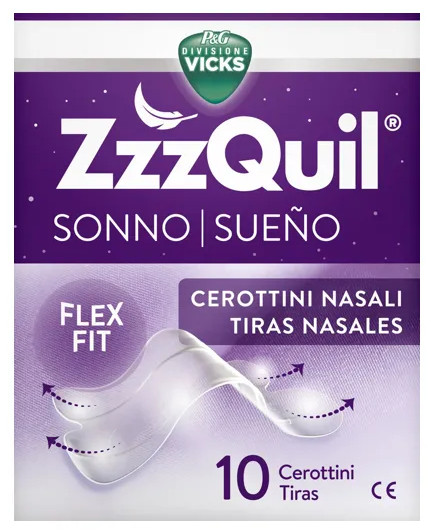 ZZZQUIL SONNO 10 CEROTTI NASALI - maxifarmacia.it