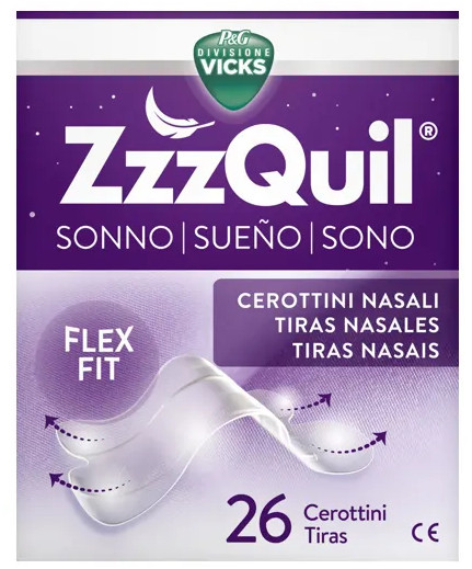 ZZZQUIL SONNO 26 CEROTTI NASALI - maxifarmacia.it