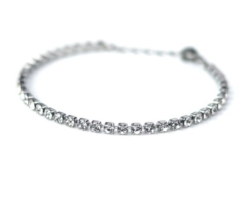 COLLANA TENNIS ACCIAIO CRISTALLI DIAMANTE - maxifarmacia.it