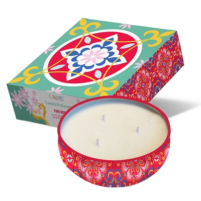 COLORS CANDELA FIRE RED PINO 400g - maxifarmacia.it