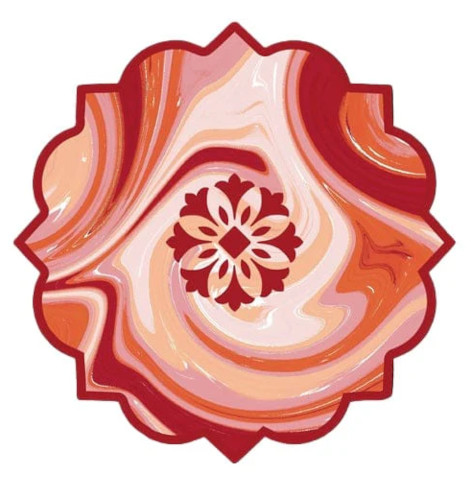 COLORS SOTTOTUTTO IN CERAMICA ROXANNE FLOWER - maxifarmacia.it