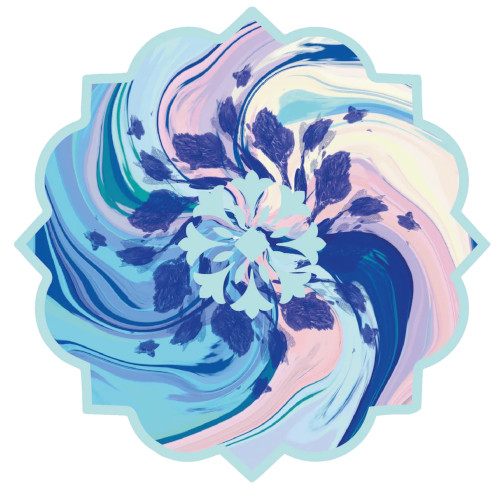 COLORS SOTTUTTO IN CERAMICA NAUTILUS FLOWER  - maxifarmacia.it