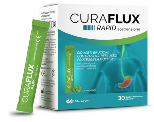 CURAFLUX RAPID SOSPENSIONE ORALE 30 BUSTINE - maxifarmacia.it