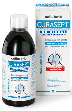 CURASEPT ADS COLLUTORIO 0,12 TRATTAMENTO PROLUNGATO 500 ML - maxifarmacia.it