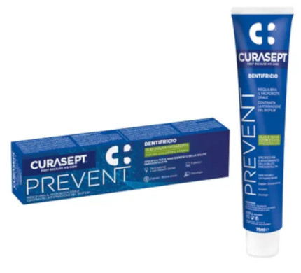 CURASEPT DENTIFRICIO PREVENT  75 ML - maxifarmacia.it