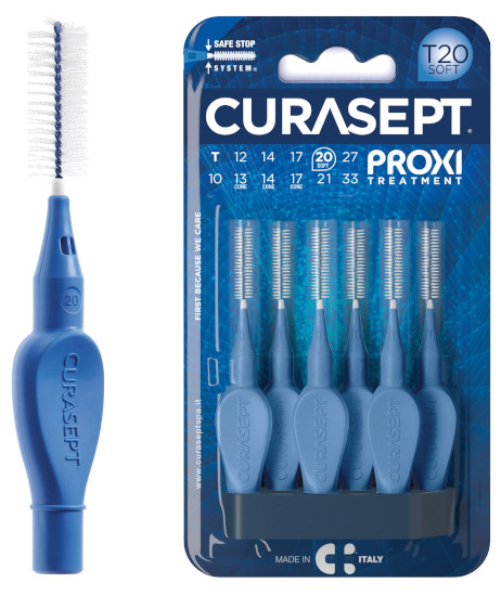 CURASEPT PROXI T20 SOFT BLUE 6 PEZZI - maxifarmacia.it