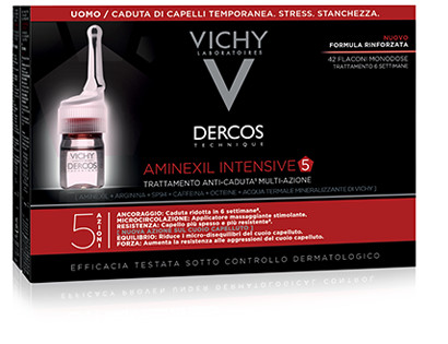 DERCOS AMINEXIL INTENSIVE 5 UOMO da 12 FIALE ANTICADUTA - maxifarmacia.it