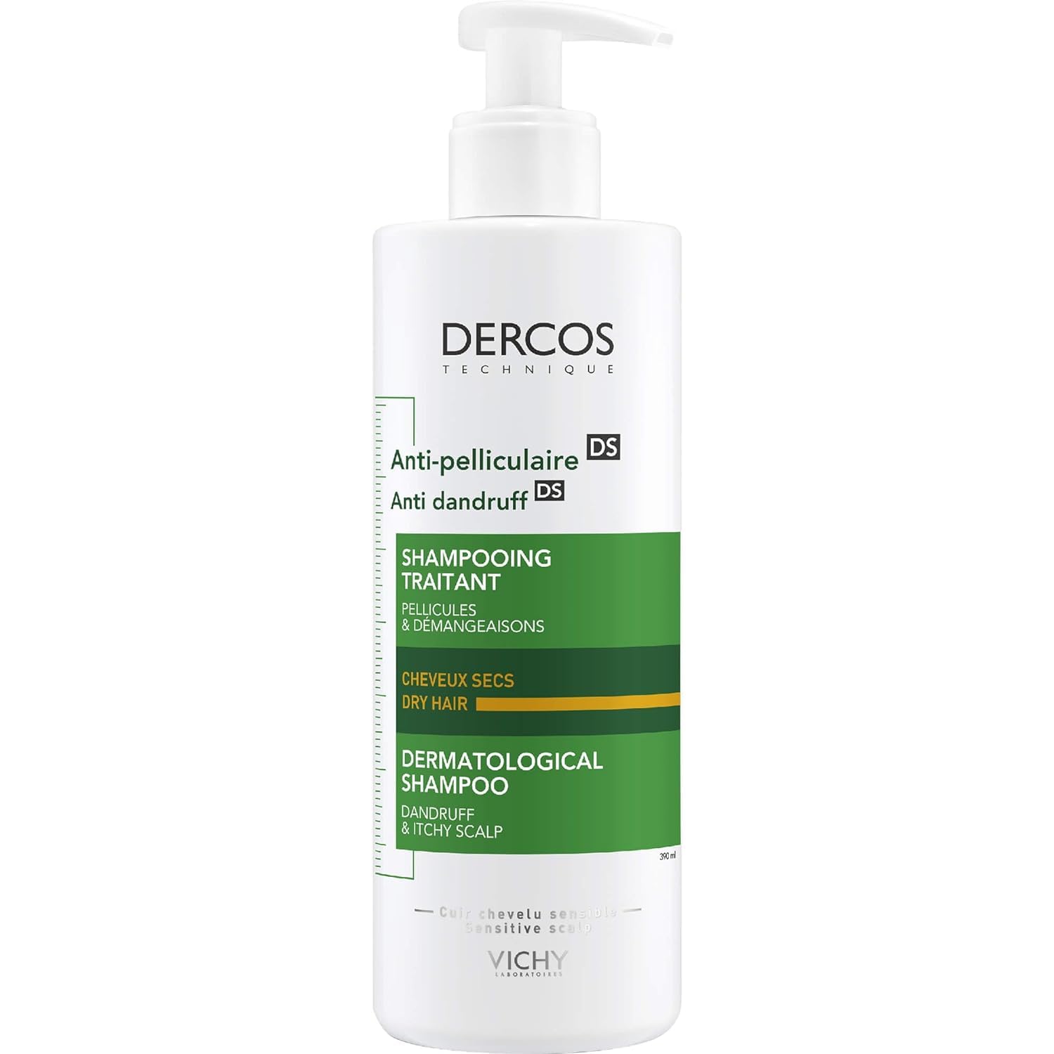 DERCOS SHAMPOO ANTIFORFORA CAPELLI SECCHI 390 ML - maxifarmacia.it