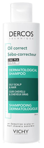 DERCOS TECHNIQUE OIL CONTROL SHAMPOO 200 ML - maxifarmacia.it