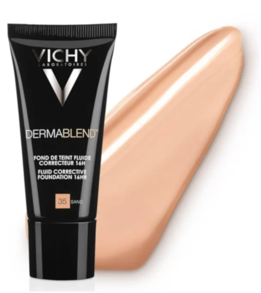 VICHY DERMABLEND FONDOTINTA CORRETTORE FLUIDO 16H 35 SAND 30ml - maxifarmacia.it