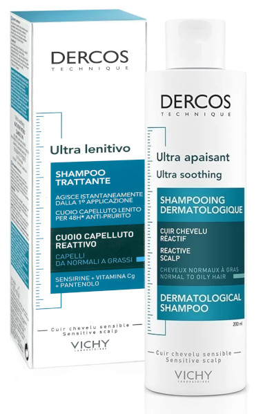 DERCOS SHAMPOO ULTRA LENITIVO CAPELLI GRASSI 200ml - maxifarmacia.it