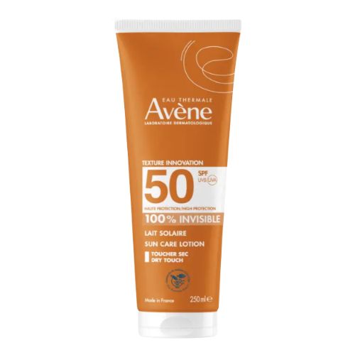 AVENE SOLARE LATTE 100% INVISIBLE TOCCO SECCO SPF50 DA 250 ML - maxifarmacia.it