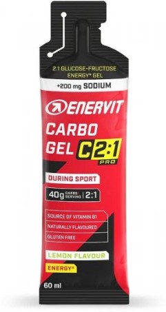 ENERVIT C2 1 PRO CARBO GEL LEMON CON SODIO 60 ML - maxifarmacia.it