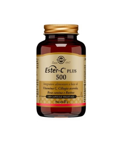 SOLGAR ESTER C PLUS 500 da 100 CAPSULE - maxifarmacia.it