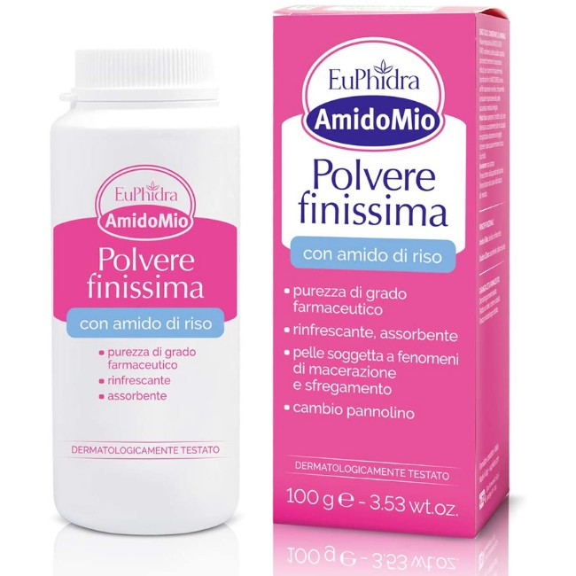 EUPHIDRA AMIDOMIO POLVERE FINISSIMA 100G - maxifarmacia.it