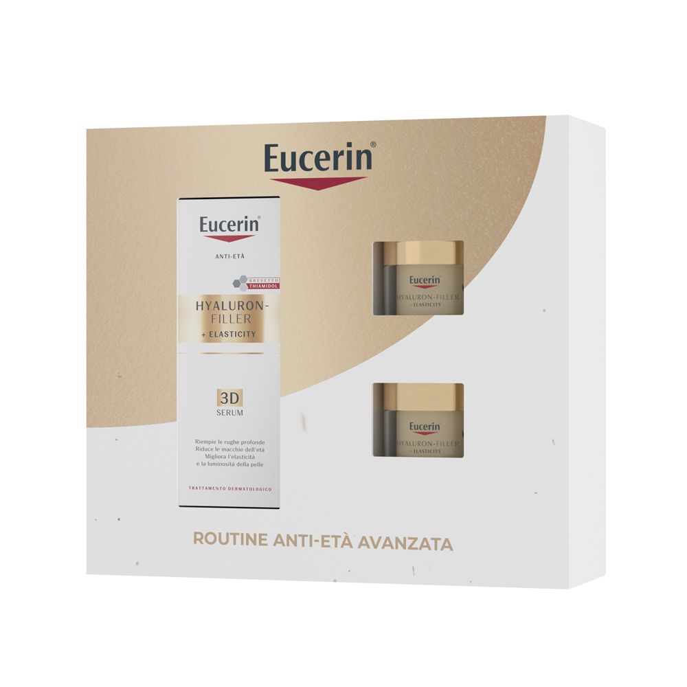EUCERIN COFANETTO ROUTINE ANTI-ETA' AVANZATA HYALURON-FILLER +ELASTICITY  - maxifarmacia.it