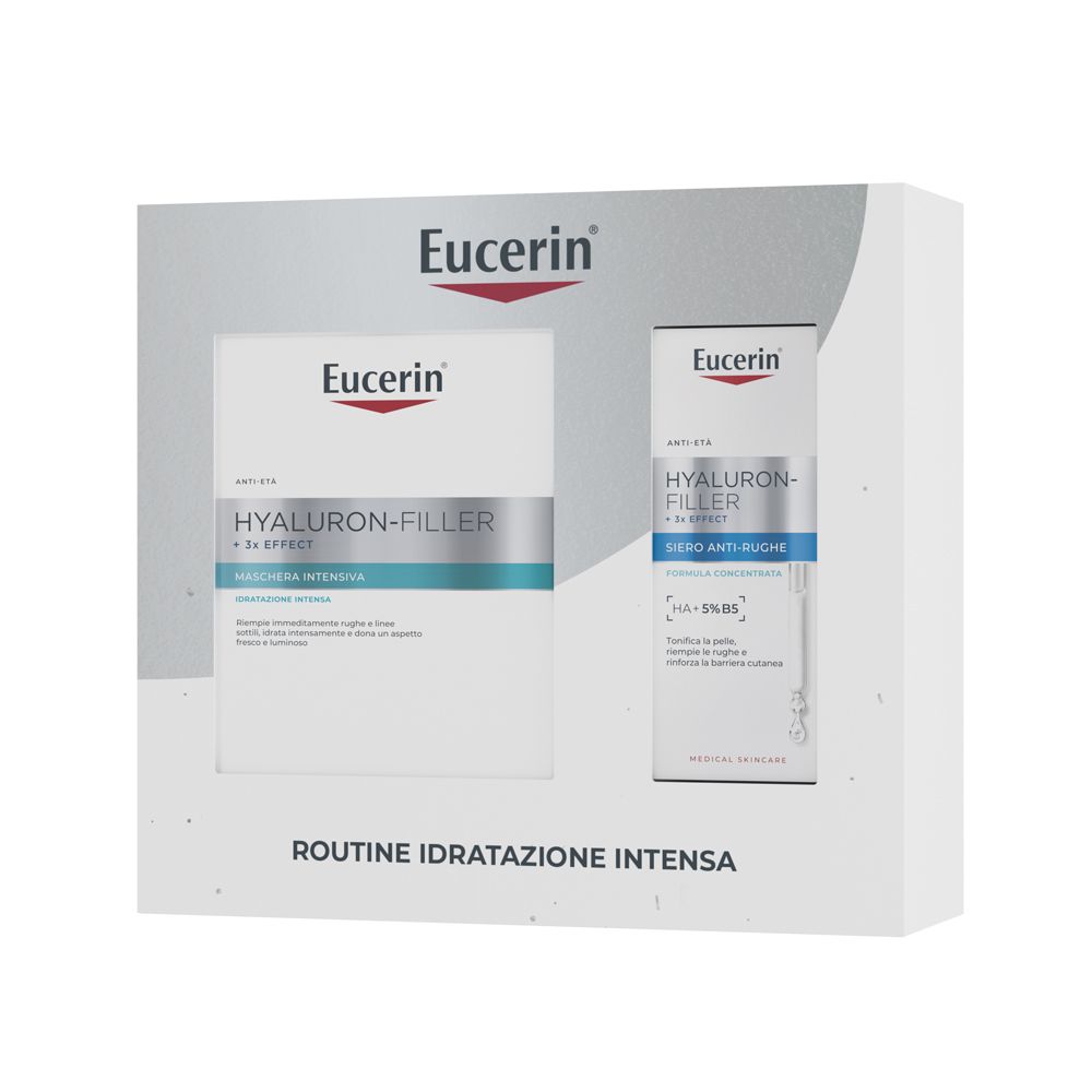 EUCERIN COFANETTO ROUTINE IDRATAZIONE INTENSA HYALURON-FILLER+3X EFFECT - maxifarmacia.it