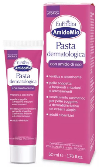 EUPHIDRA AMIDOMIO PASTA DERMATOLOGICA 50ML - maxifarmacia.it