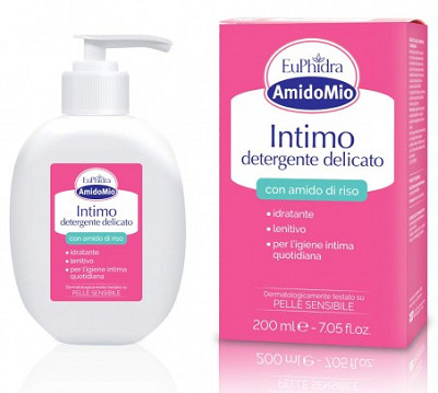 EUPHIDRA AMIDOMIO DETERGENTE INTIMO DELICATO 200ML - maxifarmacia.it
