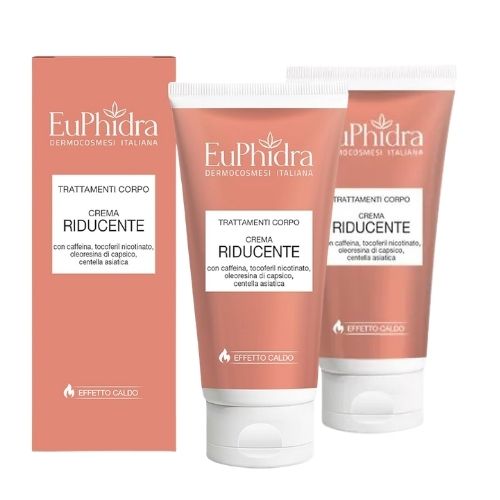 EUPHIDRA CREMA RIDUCENTE EFFETTO CALDO BIPACK 100 + 100 ML - maxifarmacia.it