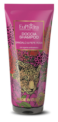EUPHIDRA DOCCIA SHAMPOO SANDALO E PEPE ROSA 200 ML - maxifarmacia.it