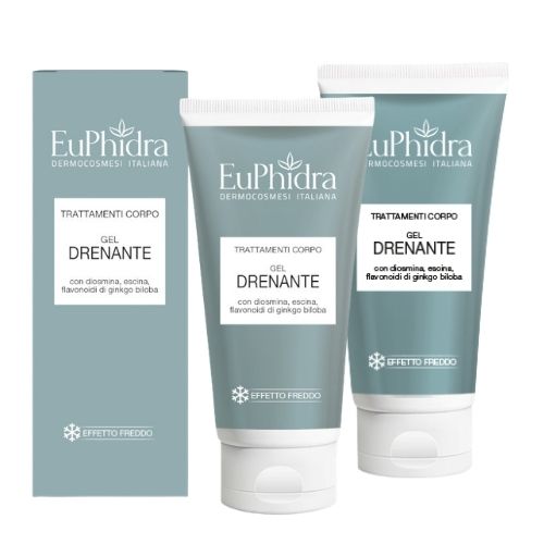 EUPHIDRA GEL DRENANTE EFFETTO FREDDO BIPACK 100 + 100 ML - maxifarmacia.it