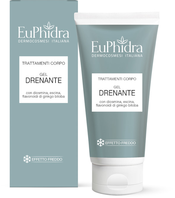 EUPHIDRA TRATTAMENTI CORPO GEL DRENANTE EFFETTO FREDDO 100 ML - maxifarmacia.it