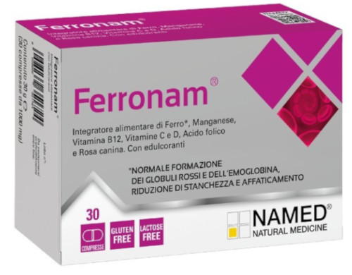 FERRONAM INTEGRATORE DA 30 COMPRESSE - maxifarmacia.it