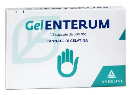 GELENTERUM ADULTI TANNATO DI GELATINA 15 CAPSULE DA 500MG - maxifarmacia.it