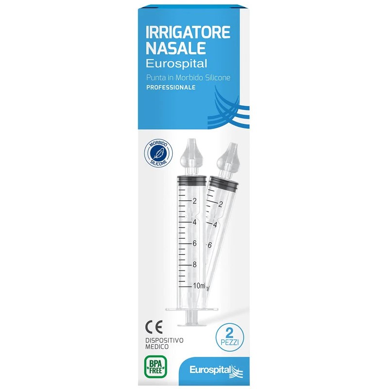 EUROSPITA IRRIGATORE NASALE 2 PEZZI - maxifarmacia.it