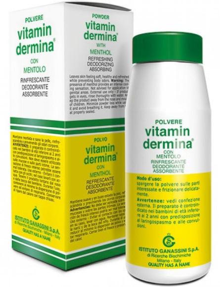 VITAMINDERMINA POLVERE CON MENTOLO 100 G - maxifarmacia.it