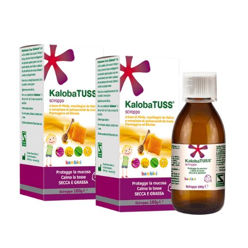 KALOBATUSS BAMBINI SCIROPPO TOSSE SECCA E GRASSA BIPACK 180+180G - maxifarmacia.it