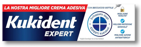 KUKIDENT EXPERT CREMA ADESIVA PER DENTIERE 57G - maxifarmacia.it