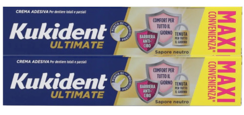 KUKIDENT ULTIMATE NEUTRO 57G BIPACK - maxifarmacia.it