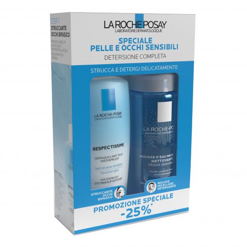 LA-ROCHE-POSAY-BIPACK-STRUCCANTE-OCCHI-BIFASICO-125ML+MOUSSE-DETERGENTE-150ML