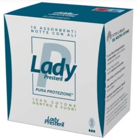 LADY PRESTERIL 10 ASSORBENTI NOTTE CON ALI - maxifarmacia.it