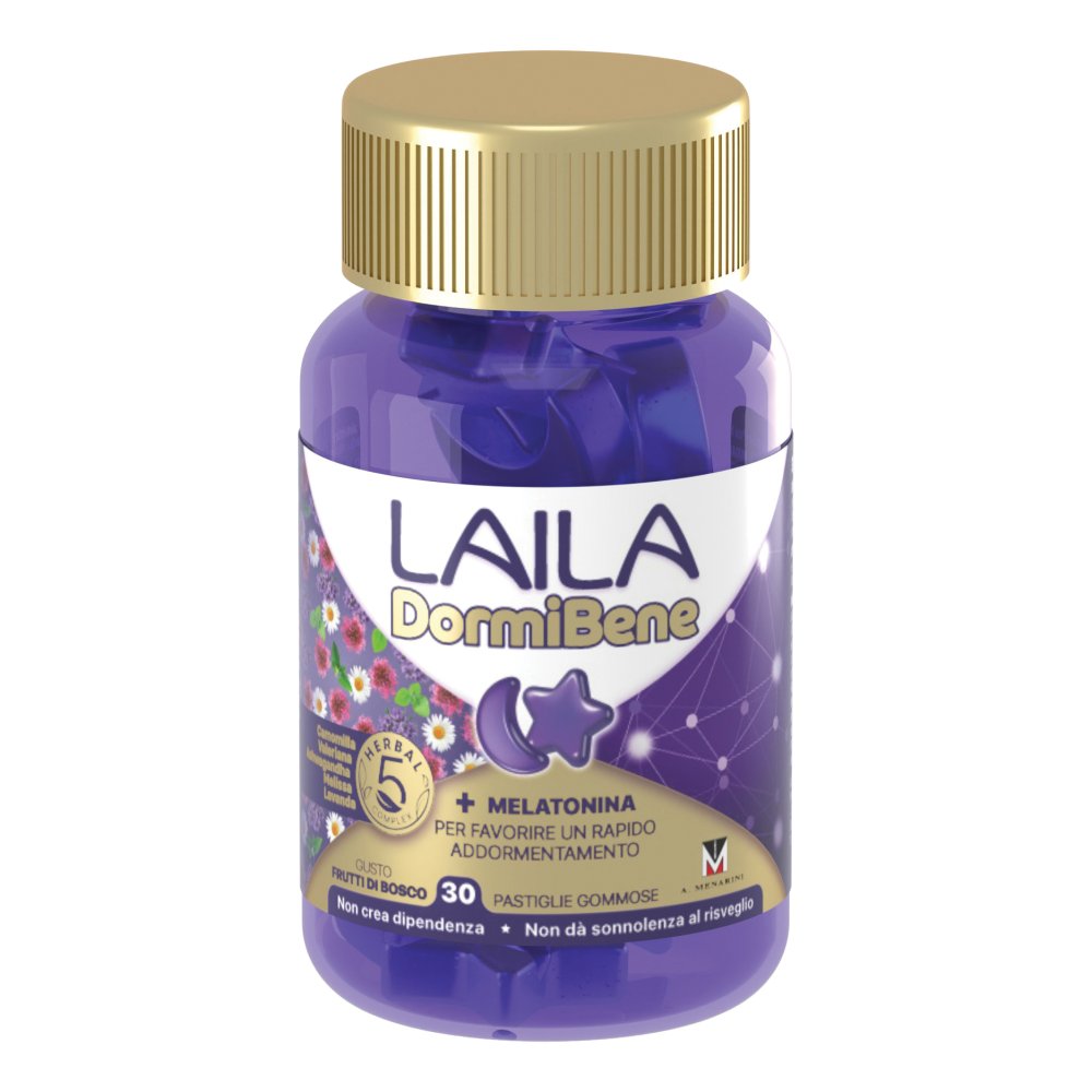 LAILA DORMIBENE 30 PASTIGLIE GOMMOSE - maxifarmacia.it