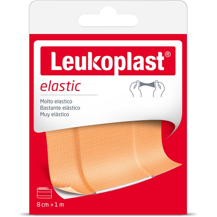 LEUKOPLAST ELASTIC CEROTTO RITAGLIABILE 1M X 8CM - maxifarmacia.it