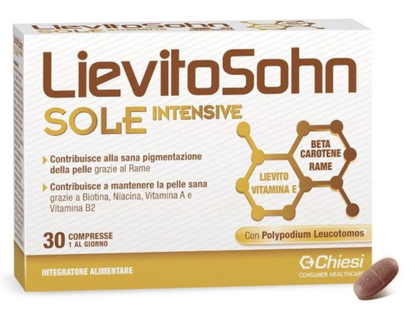 LIEVITOSOHN SOLE INTENSIVE INTEGRATORE DA 30 COMPRESSE - maxifarmacia.it